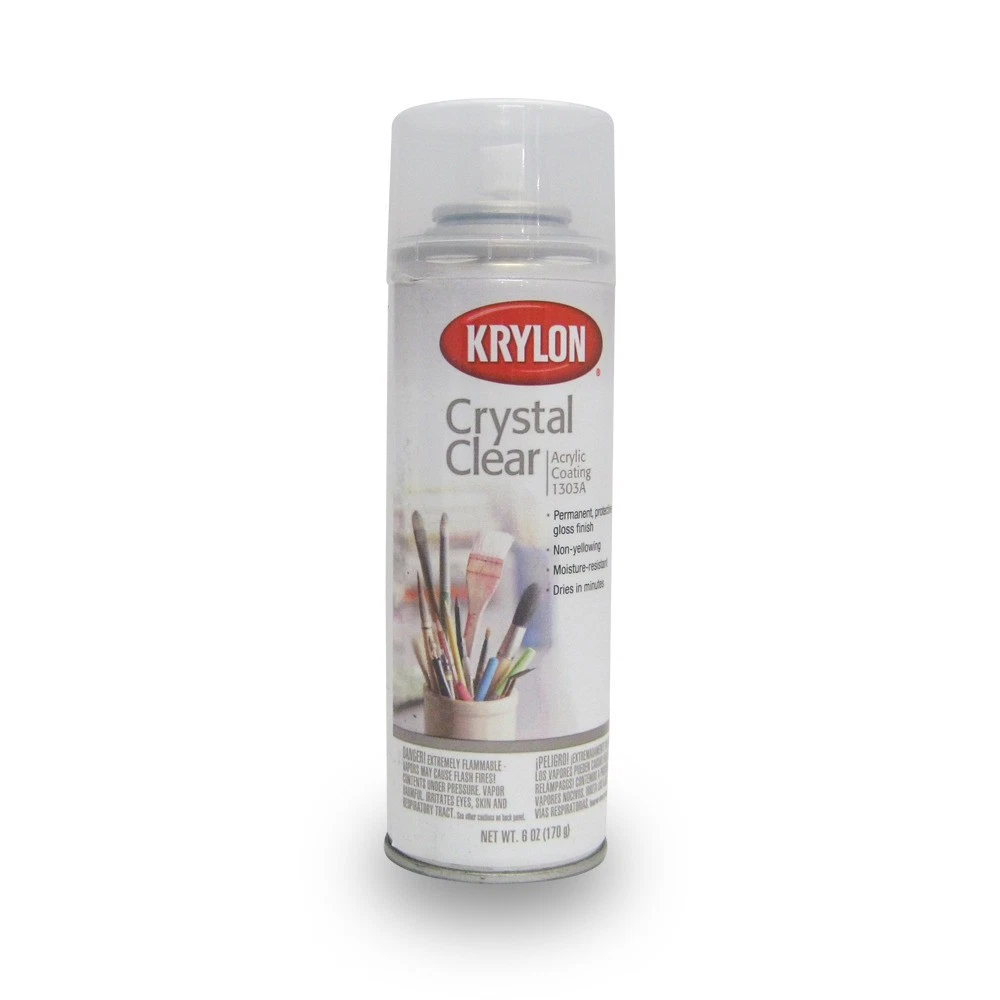 Revestimiento acrílico transparente Krylon lata de 6 oz