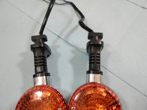 1984-85 Kawasaki ZN 1100 700 LTD Front Turn Signals Blinkers Nice! ZN1100 ZN700 - Picture 2 of 24