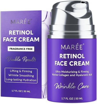 Serlino Lab Face Cream   Moisturizer with Retinol and Hyaluronic 