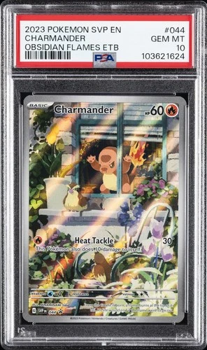2023 POKEMON SVP EN-SV BLACK STAR PROMO #044 CHARMANDER PSA 10