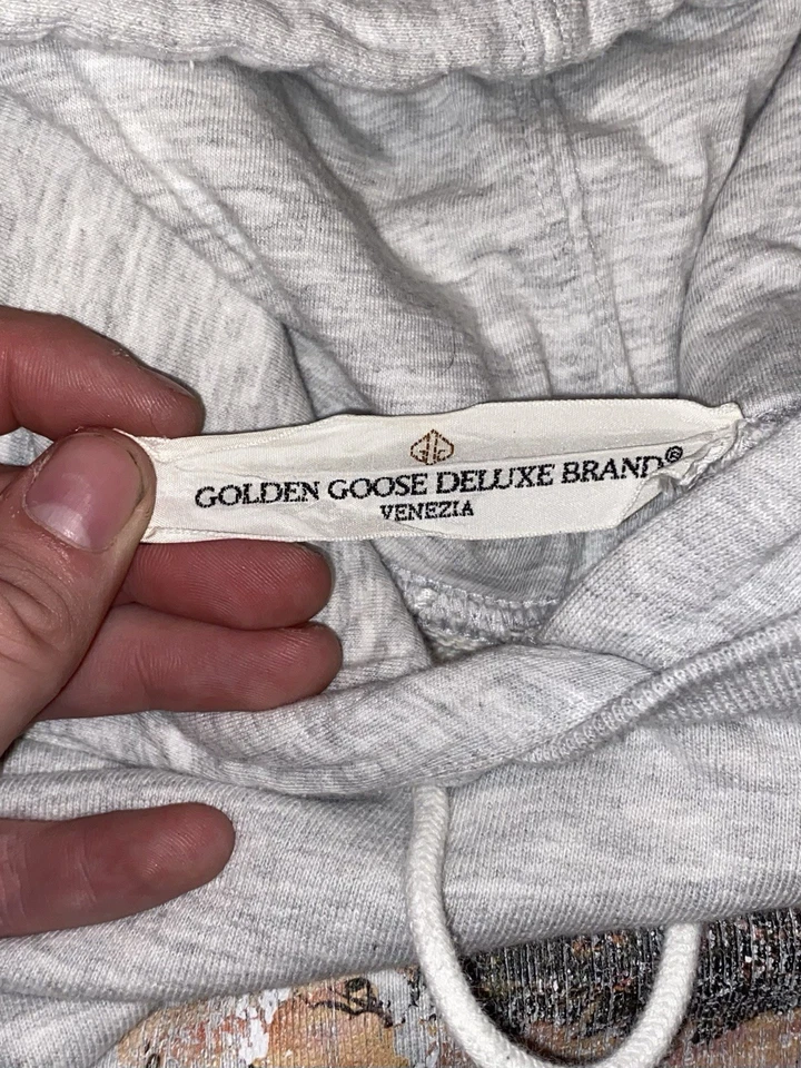 Sudadera con Capucha Estampado Gráfico Golden Goose Distressed M GGDB Italia Foto 3 de 4