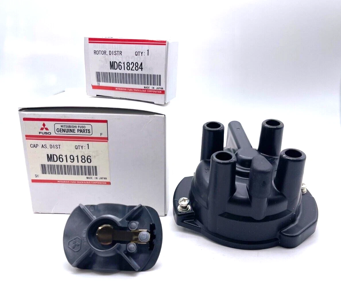 MD618284 MD619186 Mitsubishi ROTOR & Cap assy,distributor MD619186  