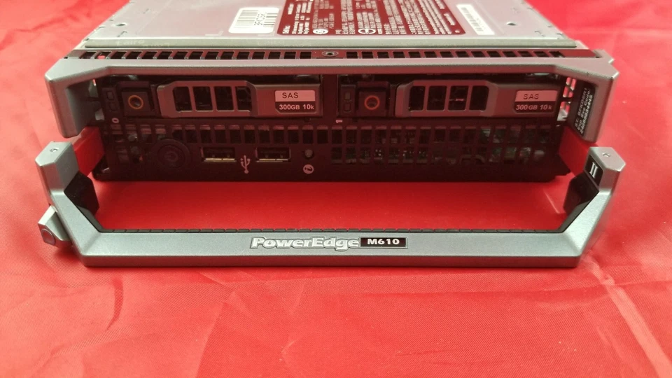 Dell Poweredge M610 Gen 2 Blade Server 2x X5675 3.06GHz 6C 96GB 2x 300GB 10K - Image 2 of 4
