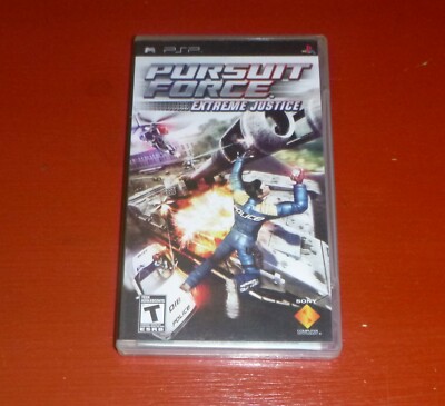 Pursuit Force Extreme Justice (Sony PlayStation Portable PSP, 2008)-Complete