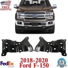 Front Bumper Mounting Brackets Steel Left & Right Side For 2018-2020 Ford F-150