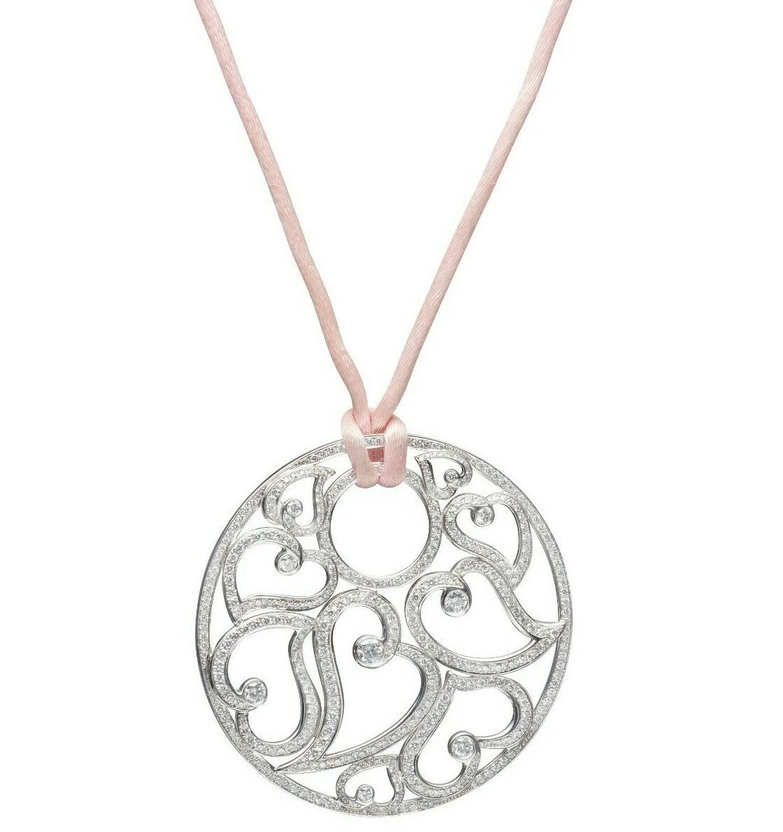 Chopard — CHOPARD WHITE GOLD PENDANT WITH TONS OF DIAMONDS 79/9039 NEW! RETAIL