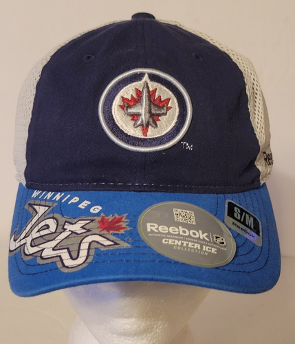 Reebok WINNIPEG JETS Hockey Fitted Hat SIZE SMALL/MEDIUM (NEW NO TAGS)