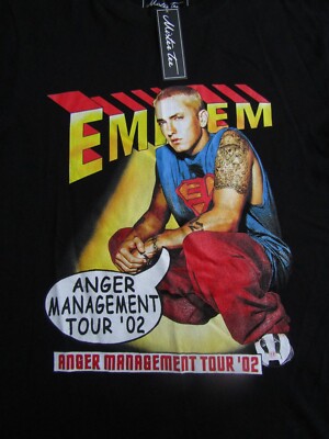 Eminem Anger Management Tour '02 Tシャツ　XL EMINEM ANGER MANAGEMENT TOUR 2002 BLACK GILDAN