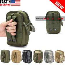 Men Tactical Carrying Bag Belt Bag Military MOLLE Pouch Utility Small Waist Bag