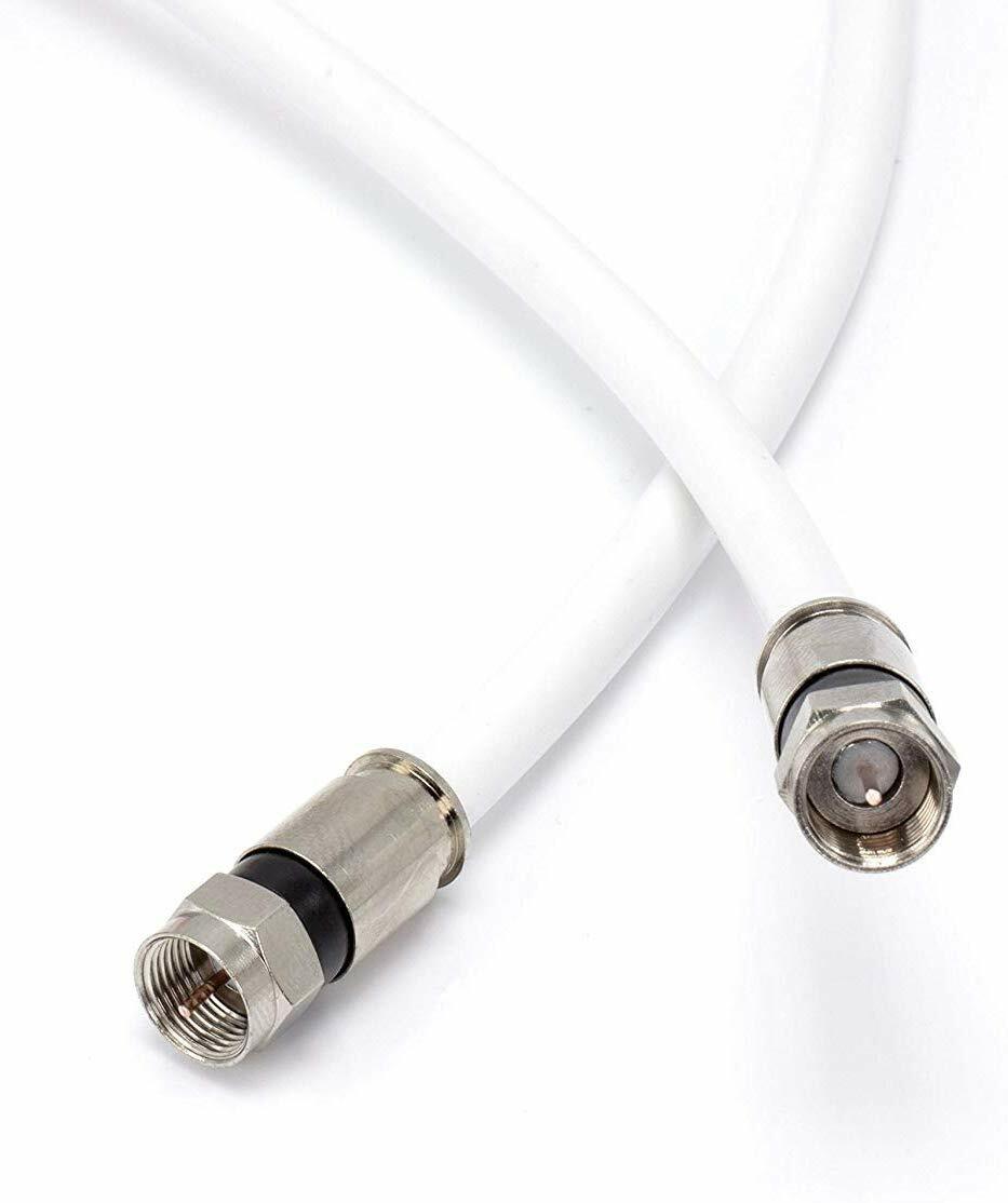 150ft BLK DIGITAL CABLE SATELLITE TV RG6 COAXIAL WIRE RoHS & MoCA INDOOR OUTDOOR, cable tv