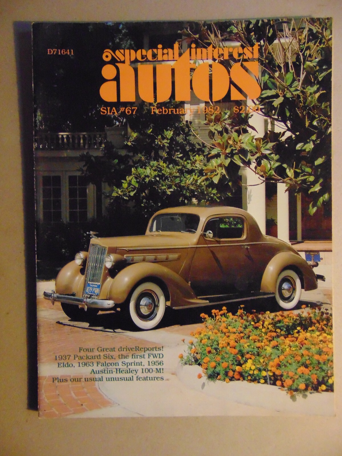 Special Interest Autos Magazine #67 February 1982 1st FWD Eldo