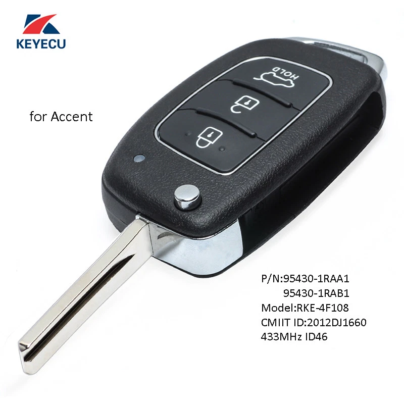 2015 hyundai accent key fob online