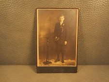 Edwardian Antique Cabinet Card Photo of Young Boy.......FREE SHIPPING