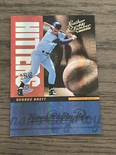2005 Leather & Lumber Hitters Inc. Gold George Brett #HI-6 Royals /100