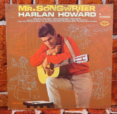 Harlan Howard Mr. Songwriter 12'' Vinyl RCA Victor LPM 3729