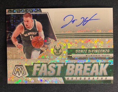 2020-21 Mosaic Fast Break Auto Prizm Donte DiVincenzo FB-DDV
