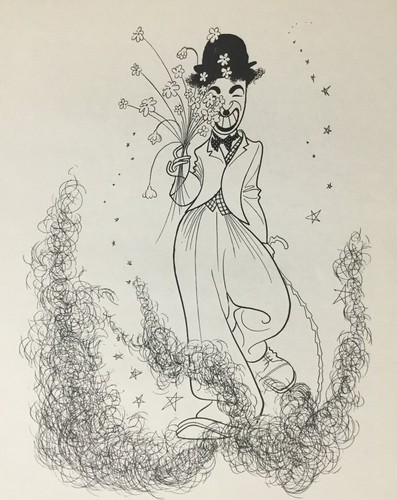 Al Hirschfeld Charles Chaplin individuell gerahmter Druck - Bild 2 von 2