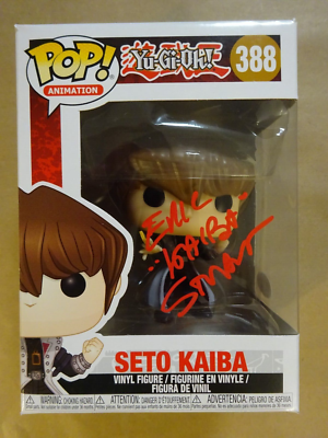 idolo サインBOX Autographed Eric Stuart Signed Yu Gi Oh Seto Kaiba Funko