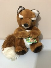 1982 Daekor Fancy Tales Fox Plush 12" Has Tag
