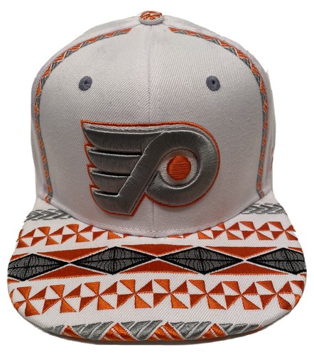 Zephyr NHL Philadelphia Flyers "Pukalani” Flat Bill SnapBack Hat NEW WITH TAGS - Picture 2 of 6
