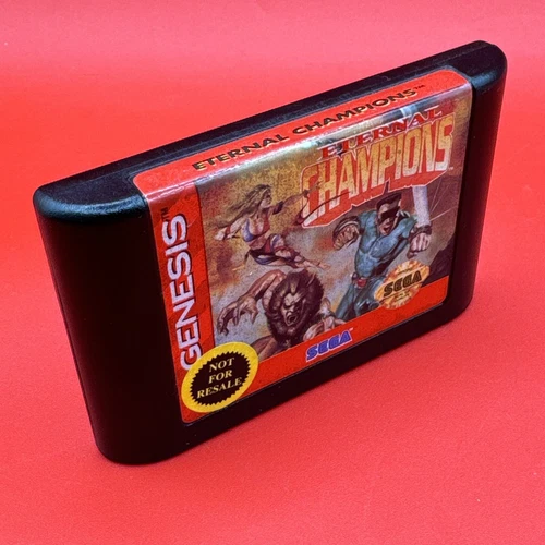 Eternal Champions (SEGA Genesis) “Not For Resale”/Cartridge Only/Authentic/Works