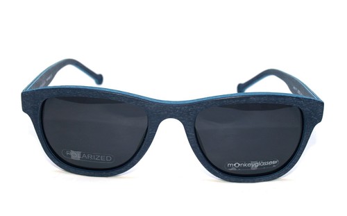 50% Off Wood Collection Jacky Blue Unisex Sunglasses - Picture 2 of 6