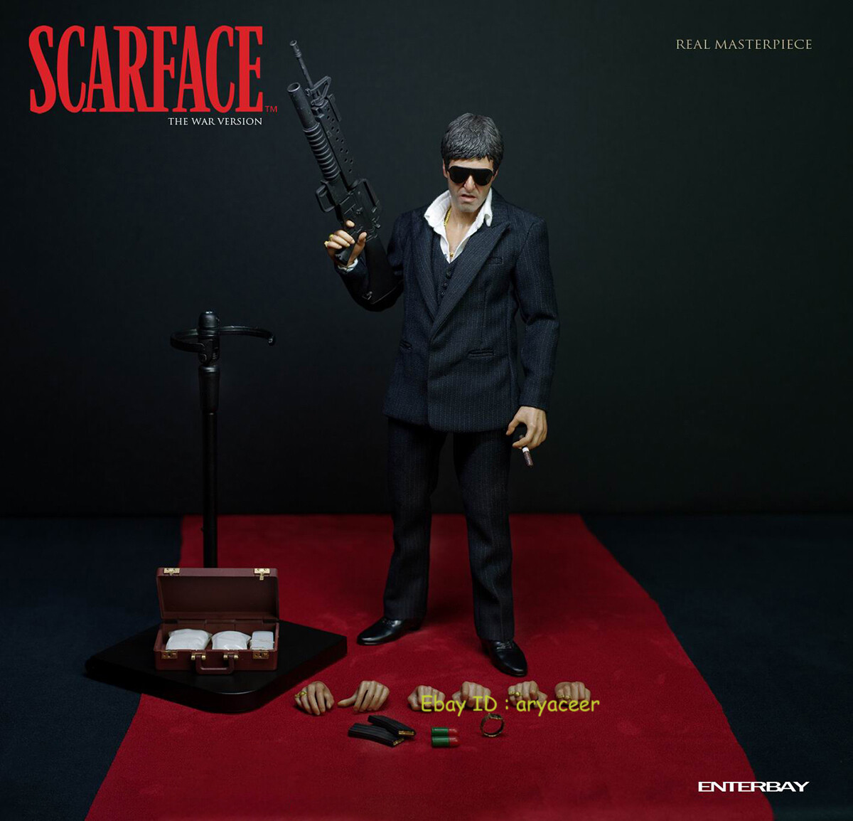 エンターベイ「スカーフェイス」1/6フィギュア ウォー〜Ver Enterbay Scarface The War Version 1/6 Action Figure Model