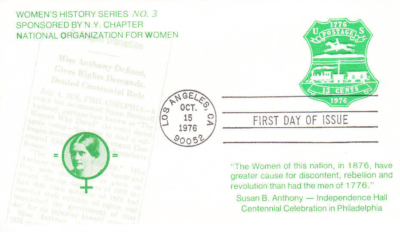 NOW N.Y. Chapter Women's History Susan B Anthony #U582 Centennial
