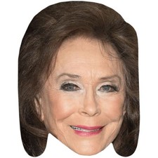 Loretta Lynn Smile Celebrity Mask, Flat Card Face