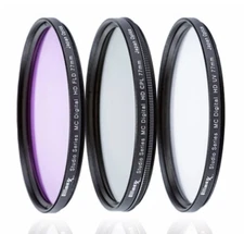 ULTIMAXX 62mm 3-Piece Multi-Coated HD UV / CPL / FLD Filter Set 62mm BRAND NEW