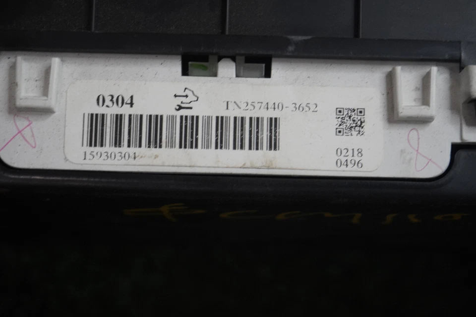 Cadillac DTS 2008 velocímetro calibre clúster fabricante de equipos originales 87 k millas 15930304 Foto 4 de 4