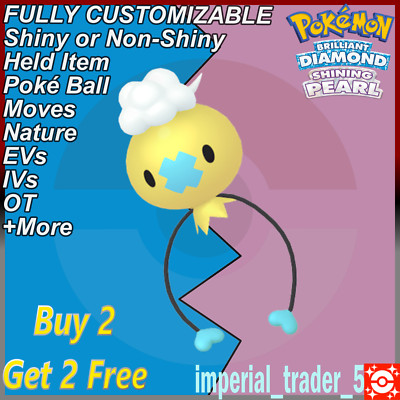 Pokemon Brilliant Diamond & Shining Pearl   Shiny Drifloon   6IV Customizable