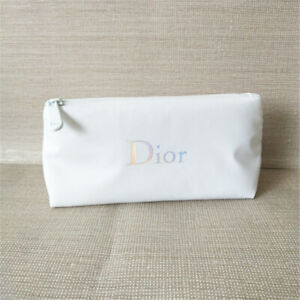 dior white makeup bag