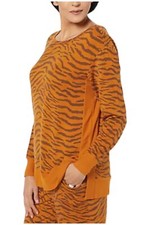 All Worthy Hunter McGrady Printed Sweatshirt Pumpkin Spice