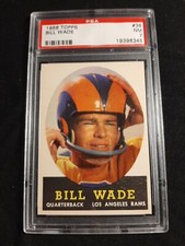 1958 Topps Bill Wade #38 PSA NM 7