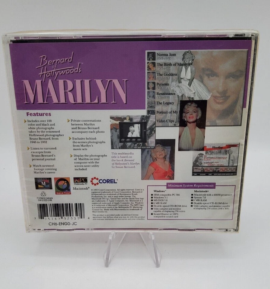 Marilyn Monroe Beyond the Legend CD-ROM + Collectible $100 Note Rare Memorabilia - Image 4 of 4