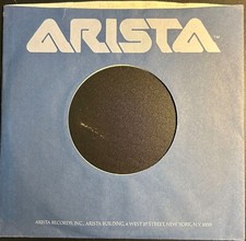 Arista Records dark blue 45rpm commercial/company sleeves: Lot of 4