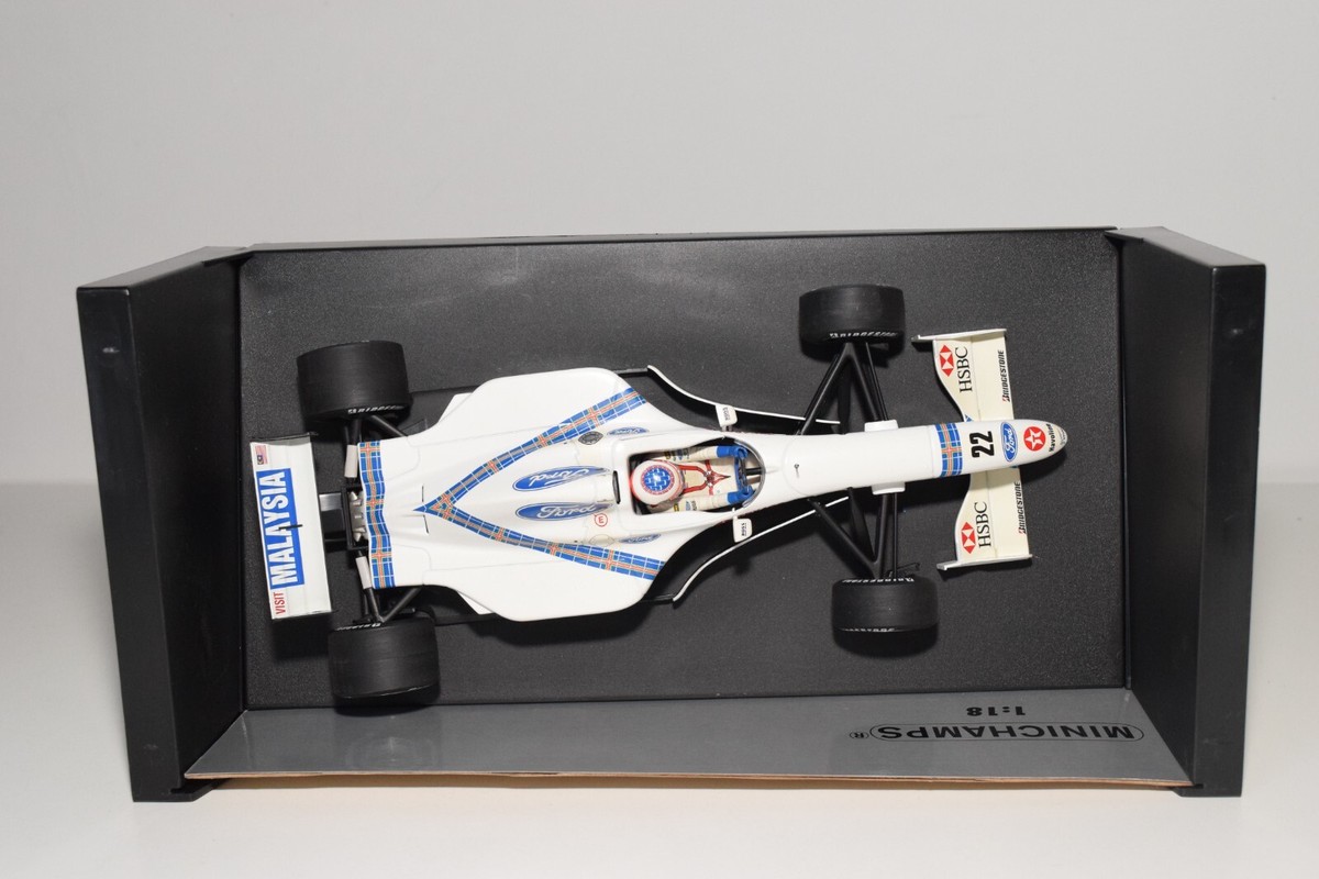 MINICHAMPS  1/43スチュワートフォードSF-2 バリチェロ 98 1/43 Minichamps Stewart Ford Sf2 J. Verstappen 1998 Jos