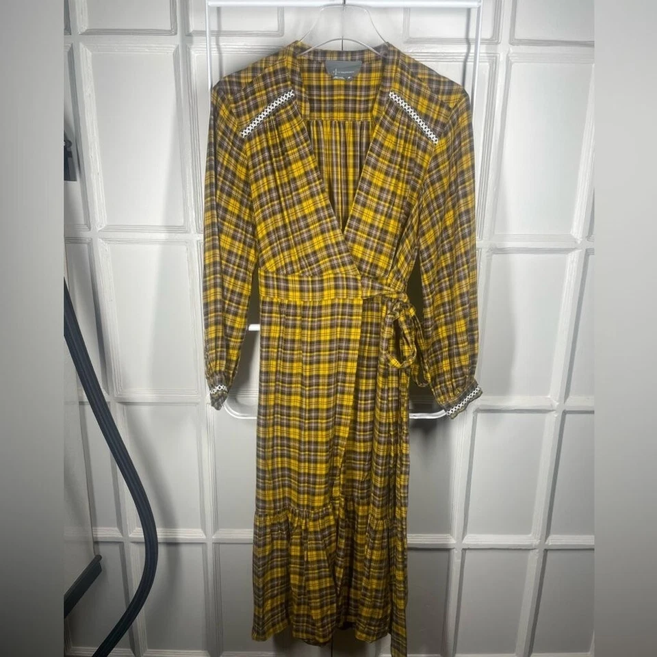 Anthropologie Dalton Wrap Maxi Dress - Sz - Image 4 of 4