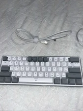 Redragon K617 Fizz 60% Wired RGB Gaming Keyboard, 61 Keys Hot-Swap Compact