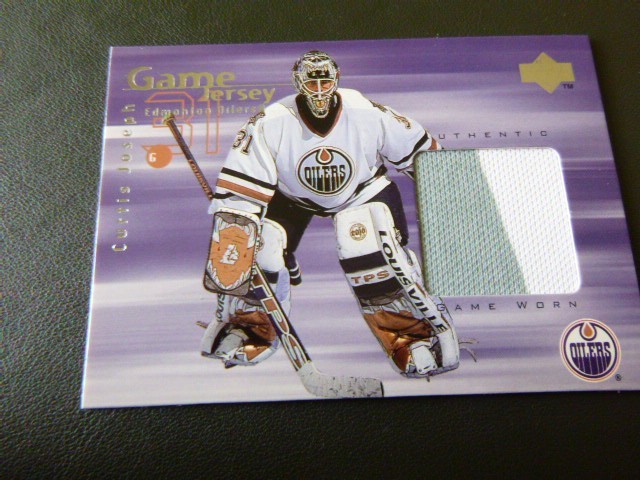 Curtis Joseph #GJ4 1998-99 Upper Deck Hockey Game Jerseys