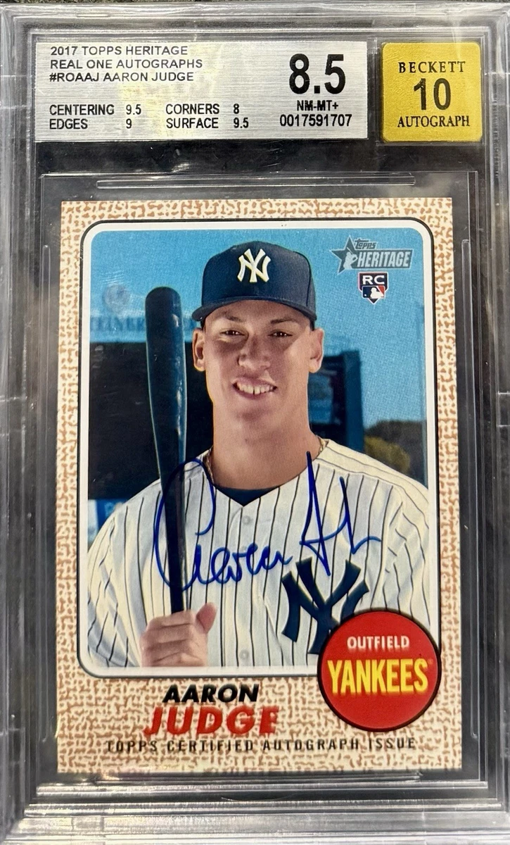 2017 Topps Heritage - Aaron Judge #ROA-AJ for sale | eBay