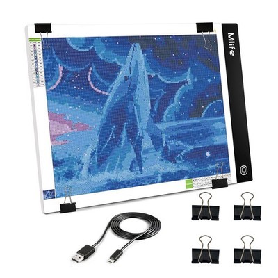 B4 LED Light Pad - Upgraded Diamond Art Light Box Dimmable Tracing Light Boar...