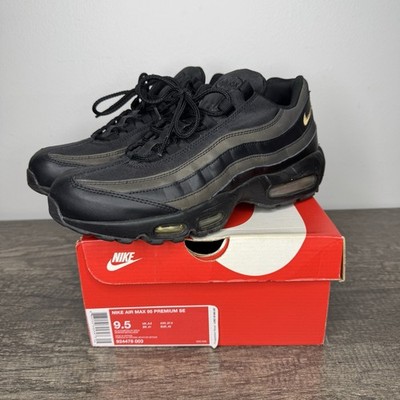 Nike Air Max 95 Premium SE Black Gold 9.5 - 924478 004 - Hidden Reflective