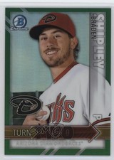 2016 Bowman Chrome Turn Two Green Refractor /99 Braden Shipley Yoan Lopez x5u