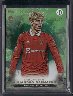 Garnacho Topps inception Rookie Green /99 Manchester United - Bild 1 von 2