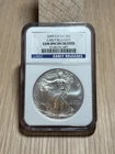 2008 American Silver Eagle $1 – NGC Early Releases – GEM UNC – 1 oz .999 Silver