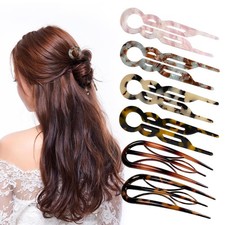 6PCS French Hair Clips,U-Shaped French Retro Hair Pin for Women,Strong Hold H...