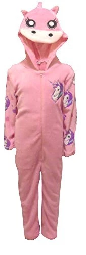 HUNTER PRICE Unicorn Girls Hooded One Piece Sleepsuit