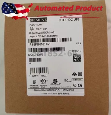 1PC 6EP1931-2FC21   New Sitop DC UPS Module 24V40A Power Supply Spot Goods #wd
